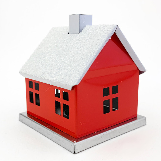 Red House Metal Incense Smoker ~ Germany